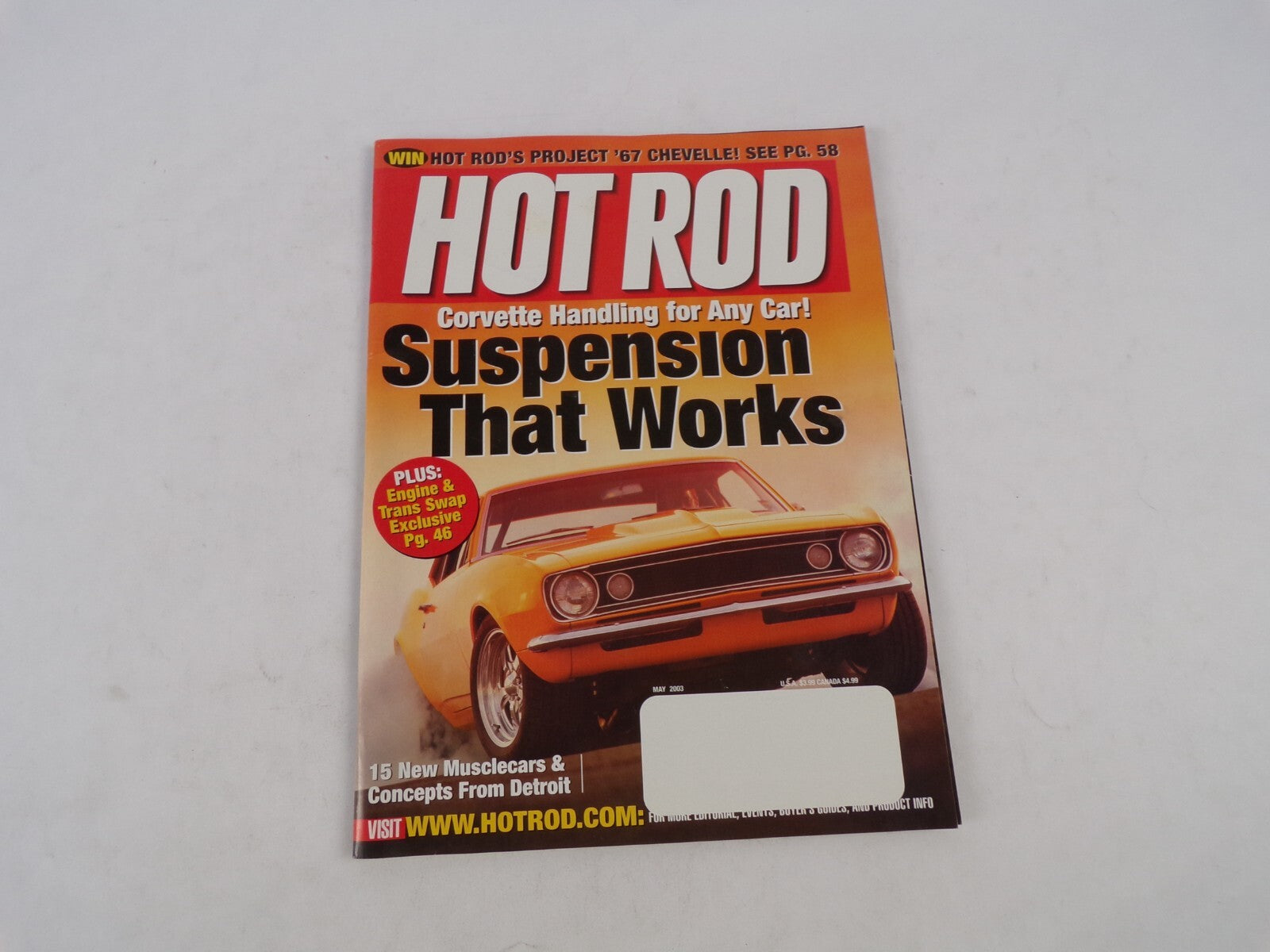May 2003 Hot Rod Magazine Suspension That Works Corvette Handing For Any Car!