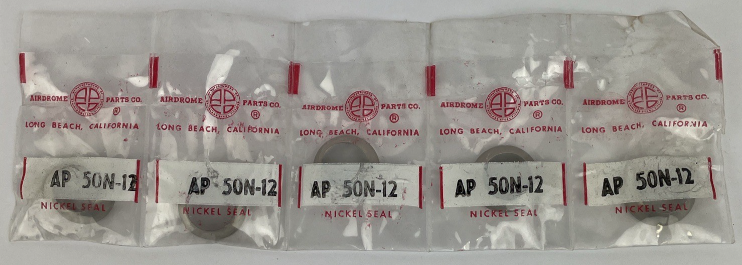OEM AIRDROME Parts Co. U.S.A. AP 50N-12 Conical Seal AP50N12 ( Pack of 5)