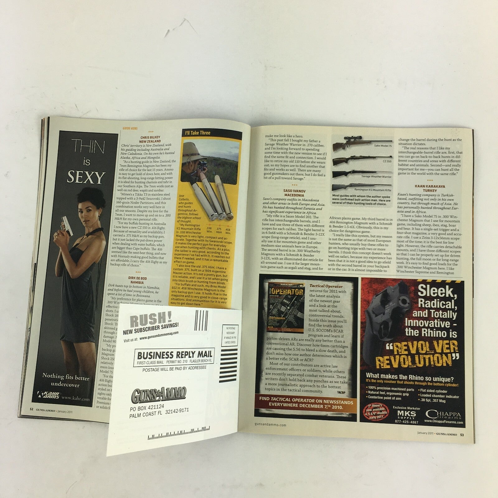 January 2011 Guns & Ammo Magazine The FNX 40 Remington.41 TheGreat 1911 Gen4 9mm