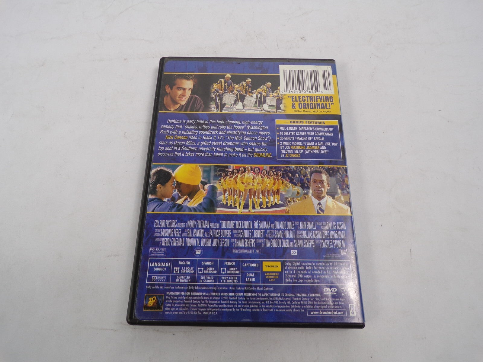 Drumline Nick Cannon Creative &Interesting High Energy Comedy DVD Movies