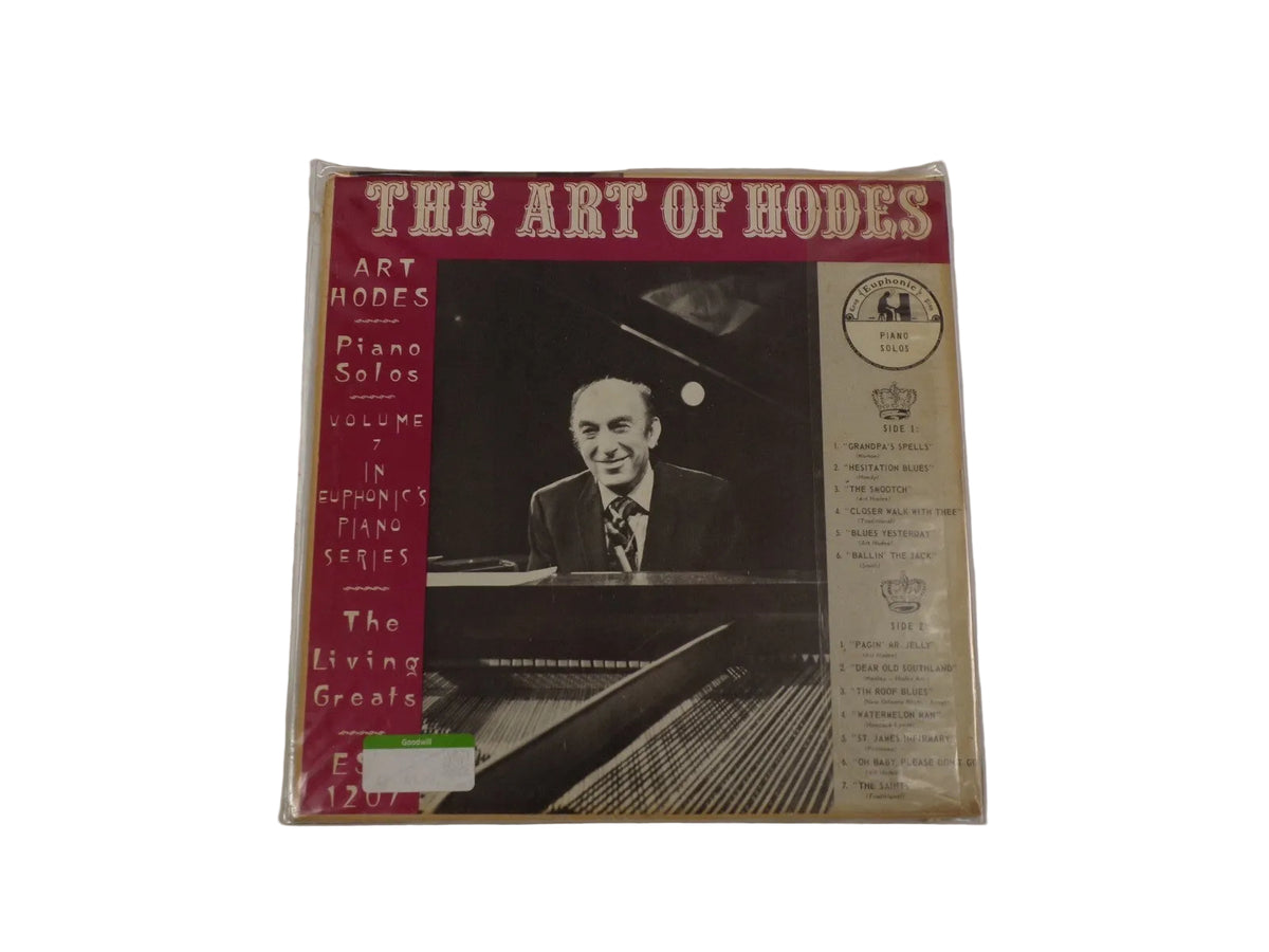 The Art Of Hodes Art Hodes Piano Solos Volume 7 In Euphonics Piano Series The
