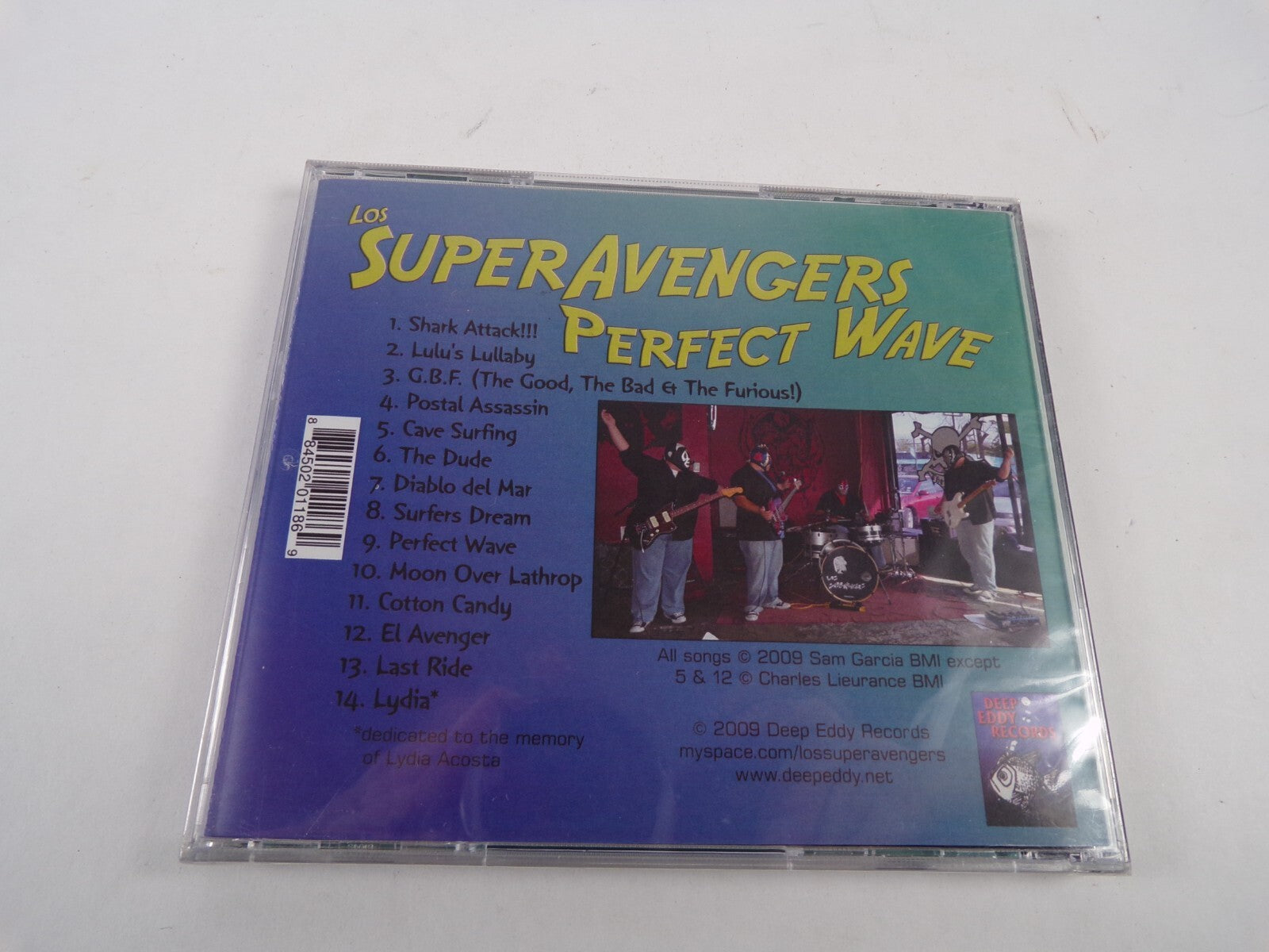 Los Super Avengers Perfect Wave Shark Attack The Dude Last Ride Lydia CD#62