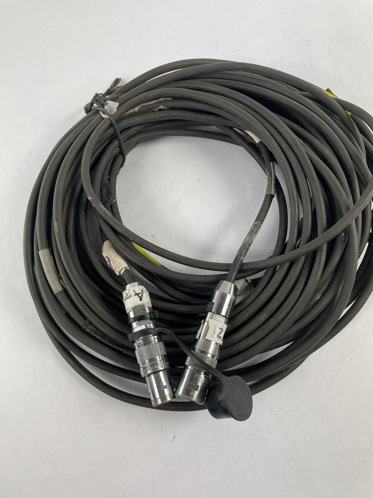 100ft ADC Commscope TCP-B38 ProAx Triaxial Male & Female Camera Connector 75 ohm