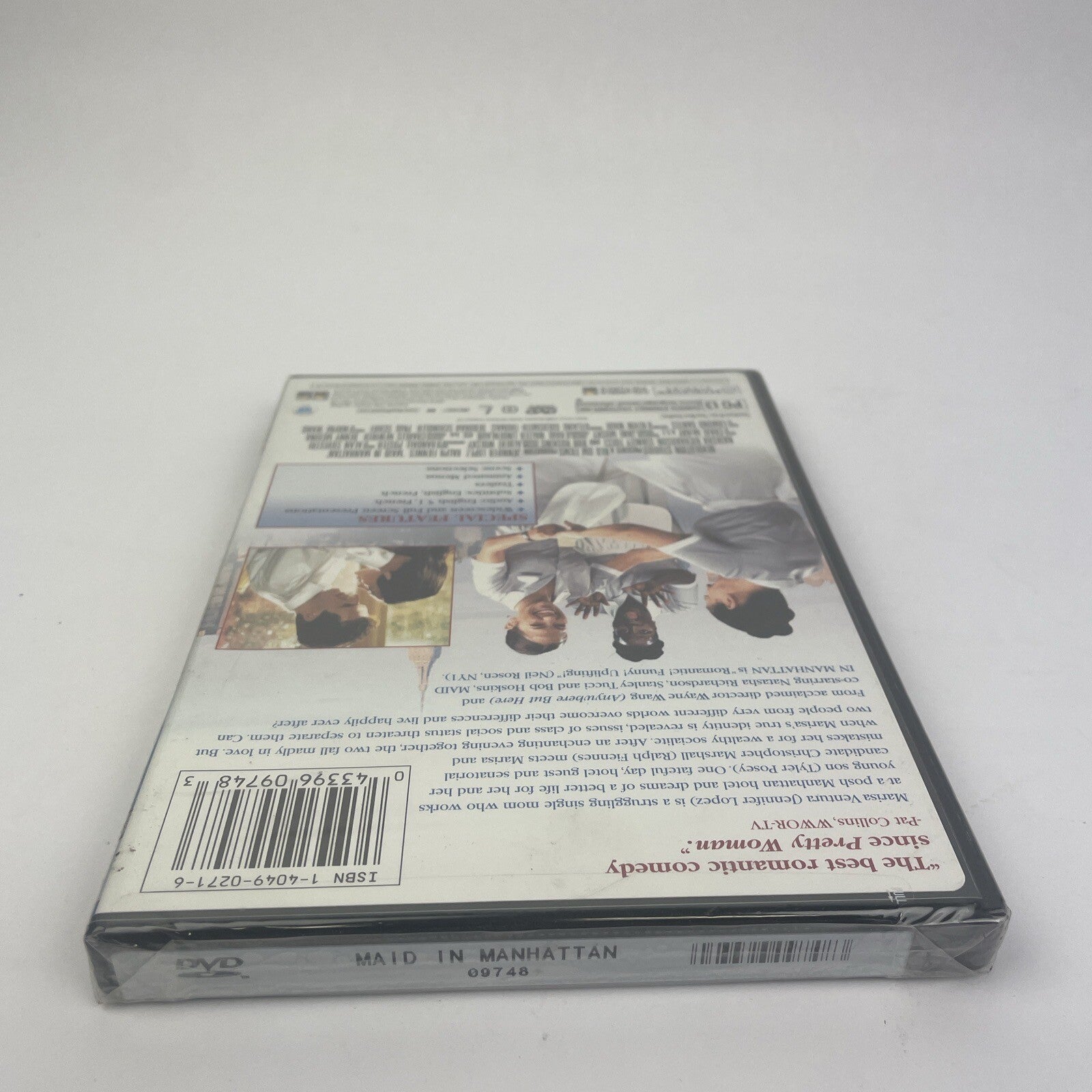 Maid in Manhattan (DVD, 2001/2002) Jennifer Lopez Ralph Fiennes - Brand New