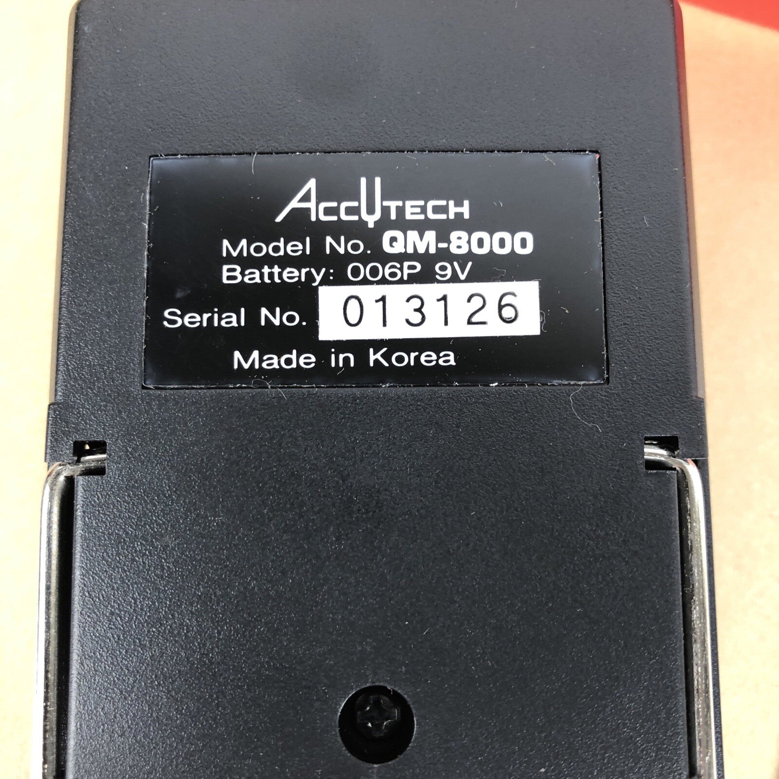 AccuTech AccUtech MetroTuner Beat selector Earphone Jack MT-8000 9V Battery Opp