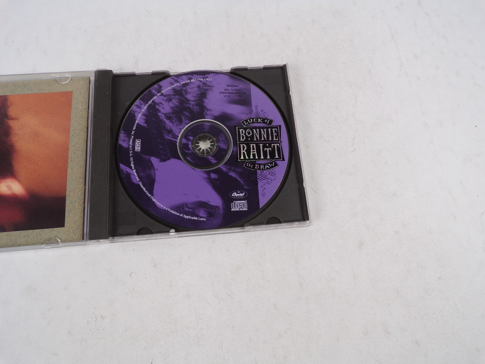 Luck Of Bonnie Raitt The Draw Something To Talk About Good Man, Good Woman CD#34