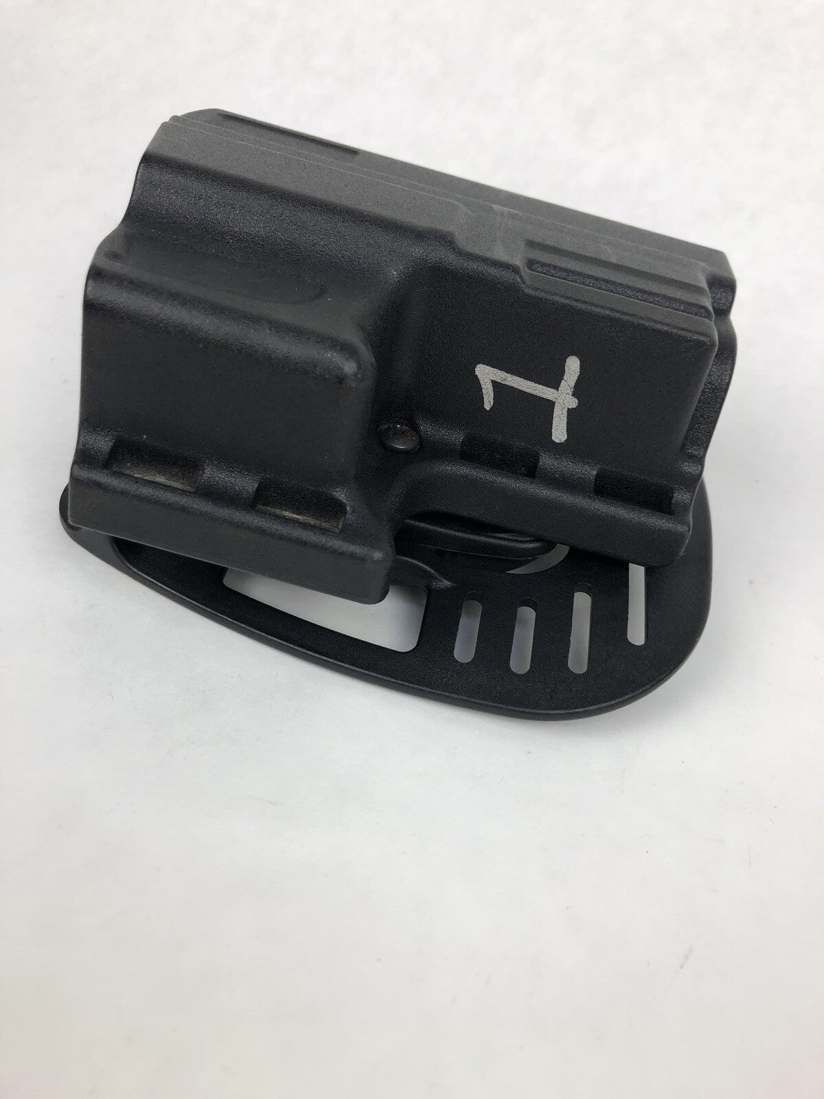 Uncle Mike's Tactical Reflex Holster (Size 27, Right Hand) Open Top - Belt Clip