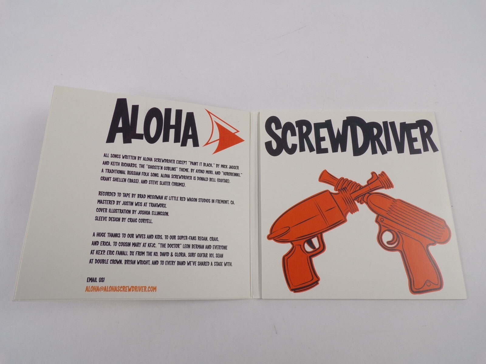 The Haunted Planet Aloha Screwdriver Click Bang Boom Zombie Cat CD#60