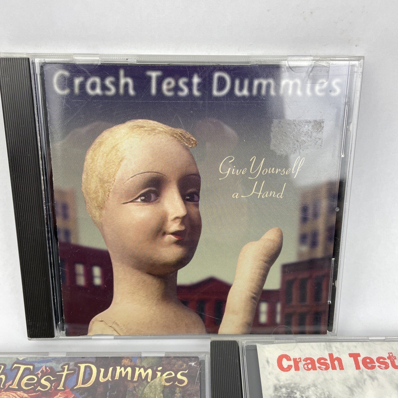 Crash Test Dummies CD Lot of 3 Give Yourself A Hand & A Worm's Life God Shuffled