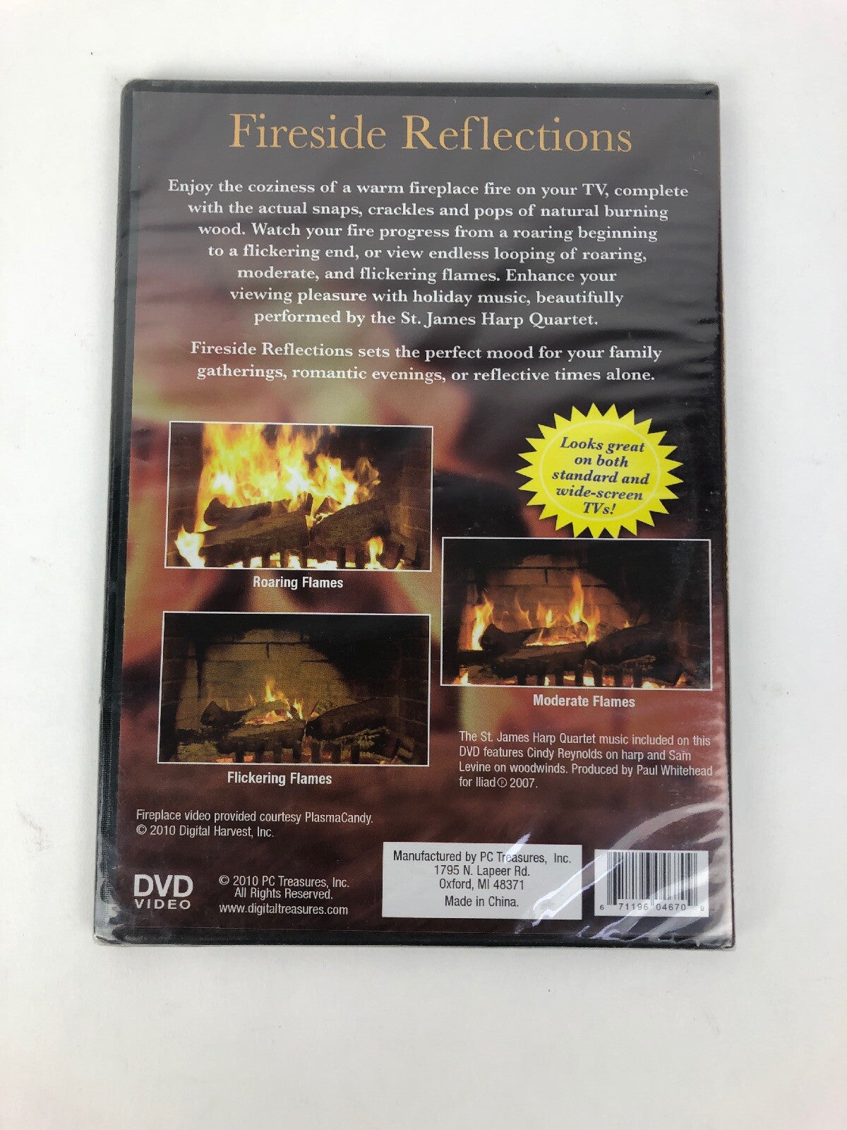 Fireside Reflections DVD for the TV fireplace coziness & look on your television