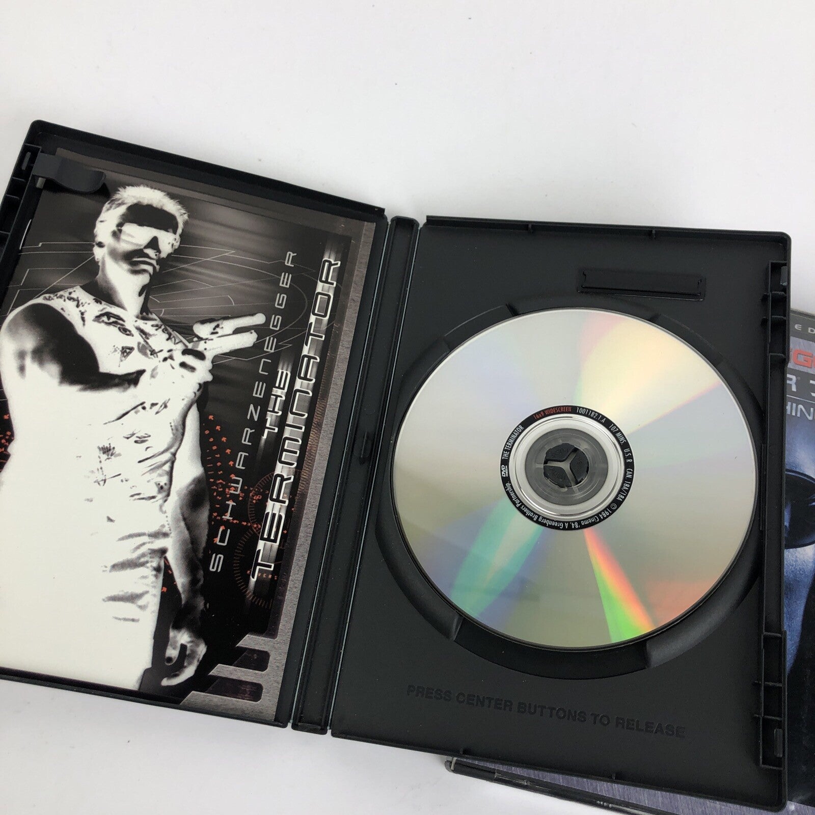 The Terminator & The Terminator 3 Rise of the Machines DVD Video Lot MINT DISCS