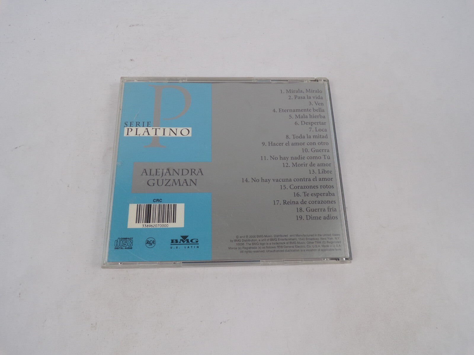 Serie Platino Alejandra Guzman Mirala, Miralo Pasa La Vida Ven Eternamente CD#71