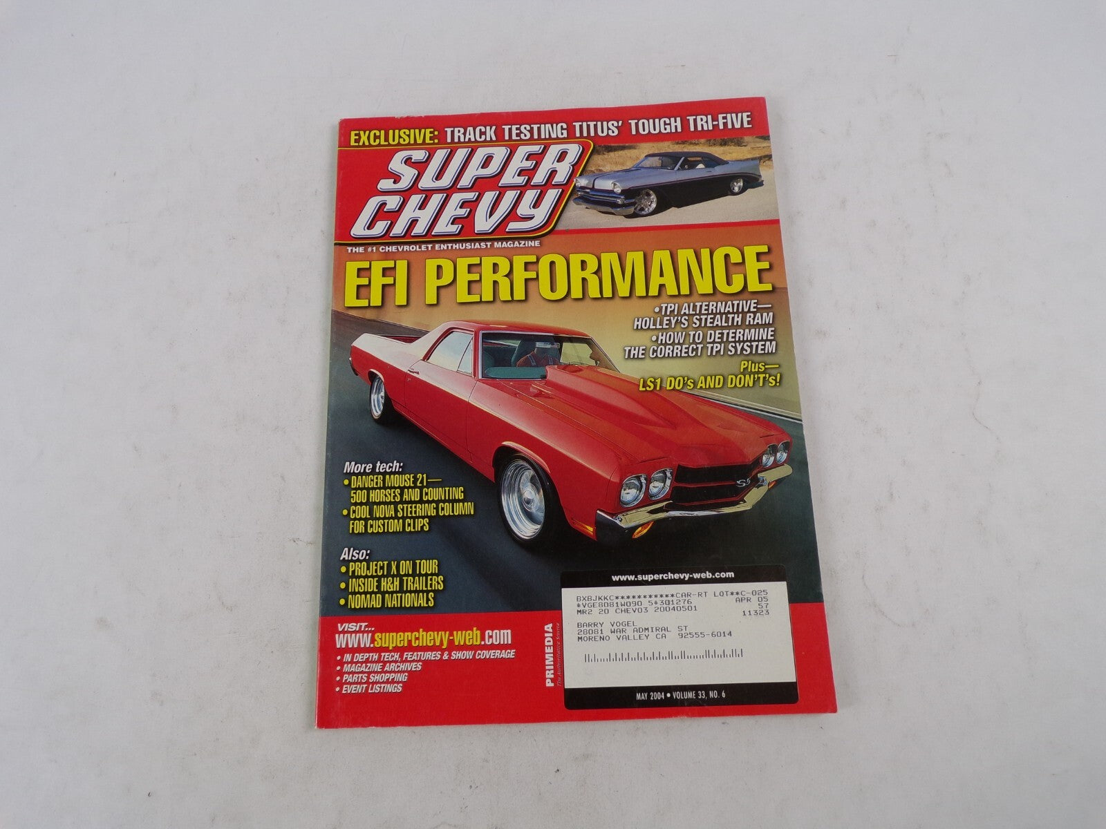 May 2004 Super Chevy EFI Performance TPI Alternative Holley's Stealth Ram How