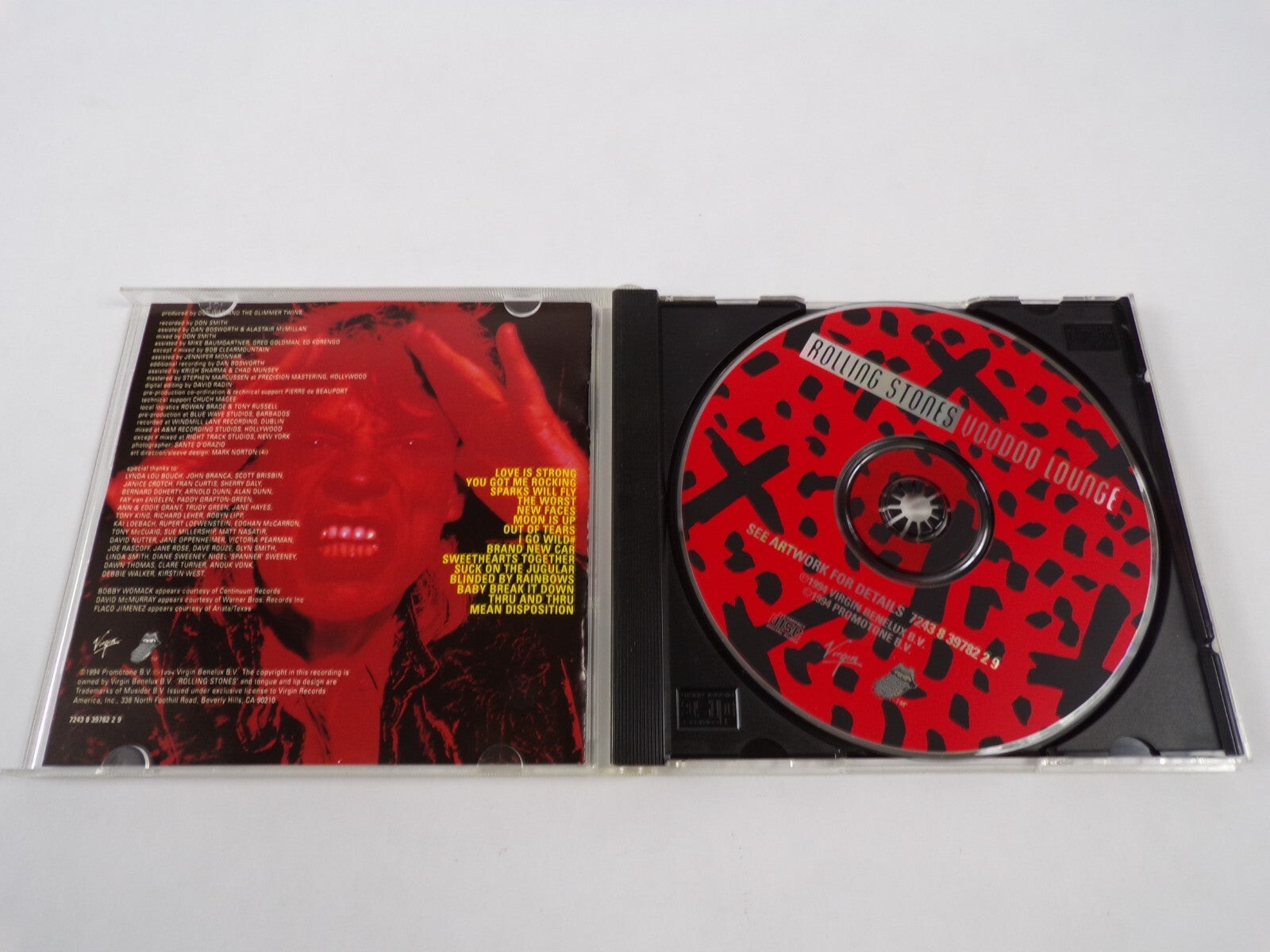Rolling Stones Voodoo Lounge Mean Disposition Thru and Thru I Go Wild CD#47