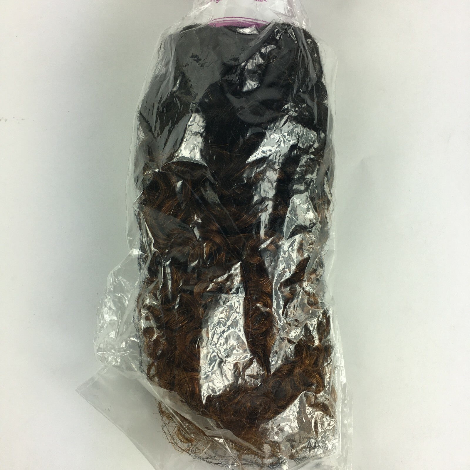 Brand New Racily Hair 100% Virgin Human Hair Size 14" Curly Style Black/Brown A3