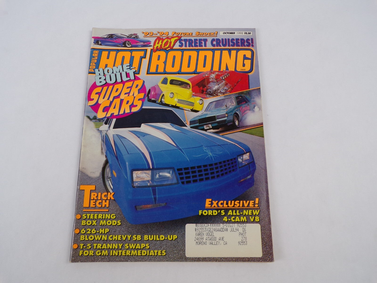 July 1994 Hot Rodding Magazine Home - Built Super Cars Street Cruisers!