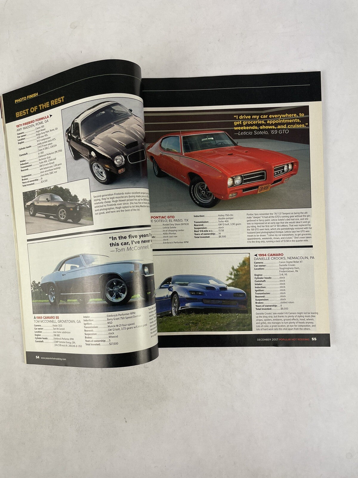 Lot of 12: Hot Rodding MAGAZINES Complete Full Set 12 issues Jan to Dec 2007