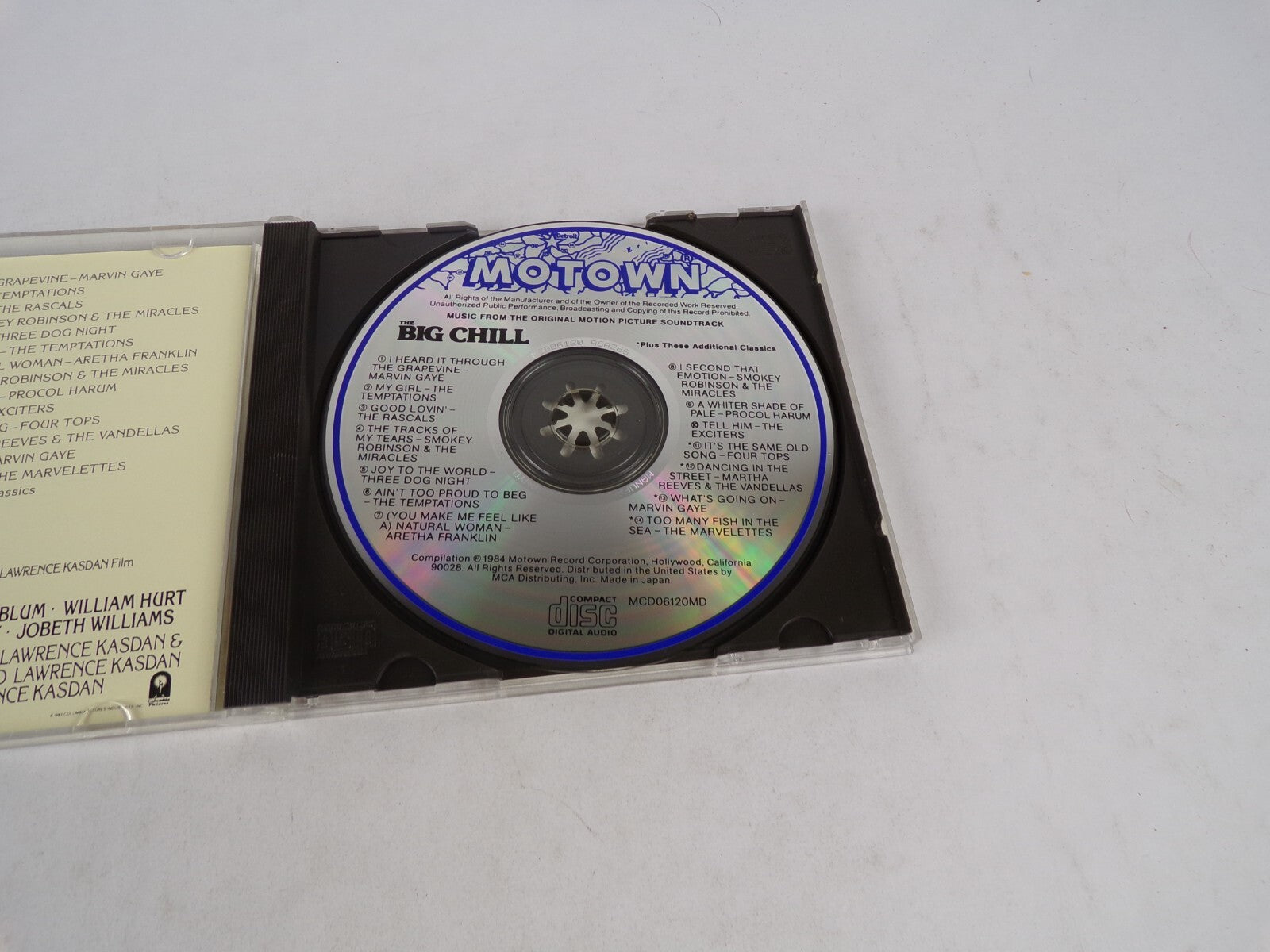 The Big Chill Original Motion Picture Soundtrack Plus Additional Classics CD#54