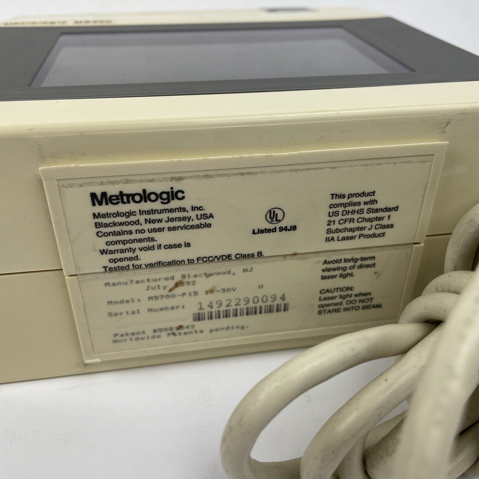 Metrologic Instruments Inc. MS700-F15 D1 10-30V Barcode Scanner