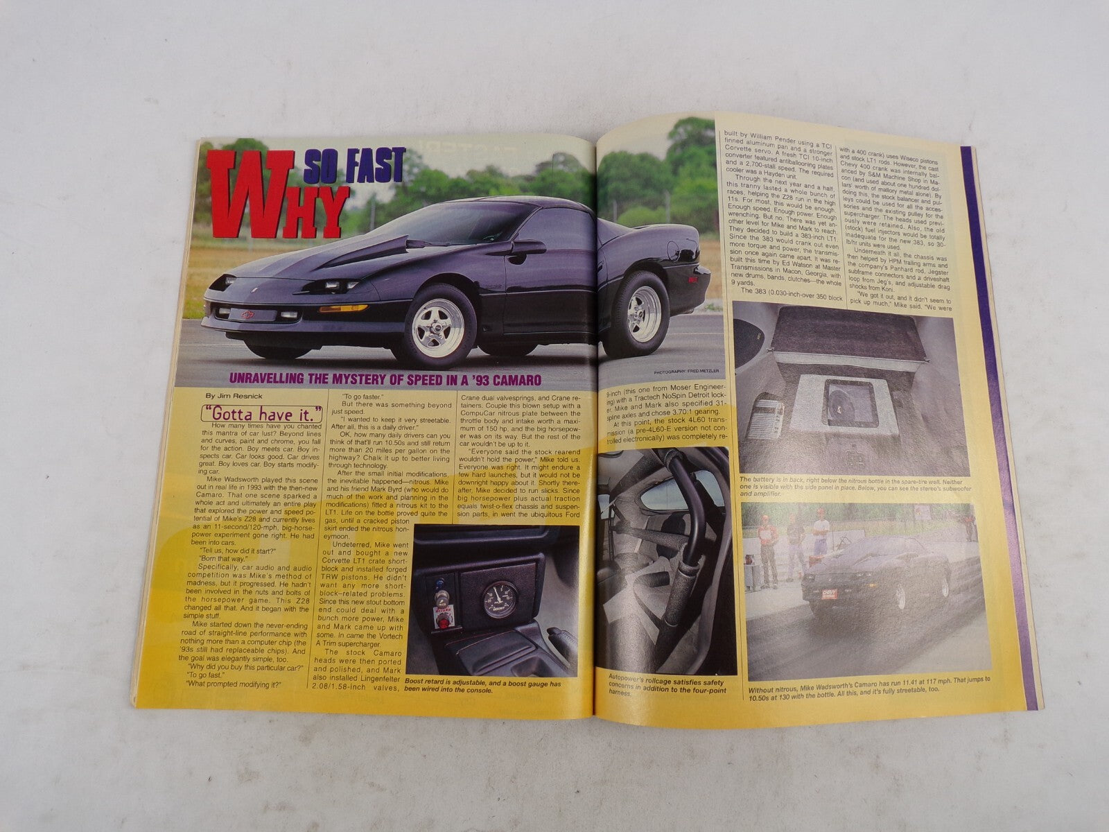 August 1997 Chevy High Performance Big Horsepower Secrets Of A 1000HP Big-Block