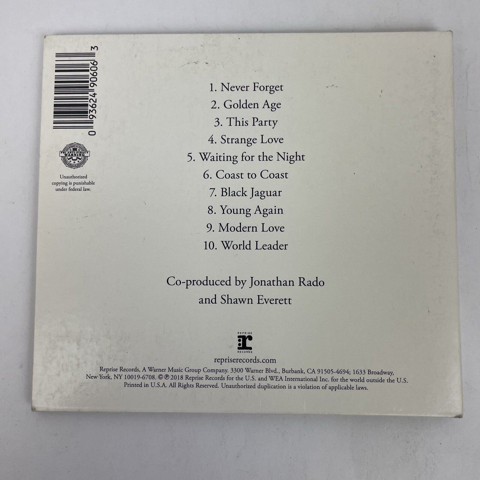 Golden Age by Houndmouth Digital Audio CD - 2018 Reprise Records - HI