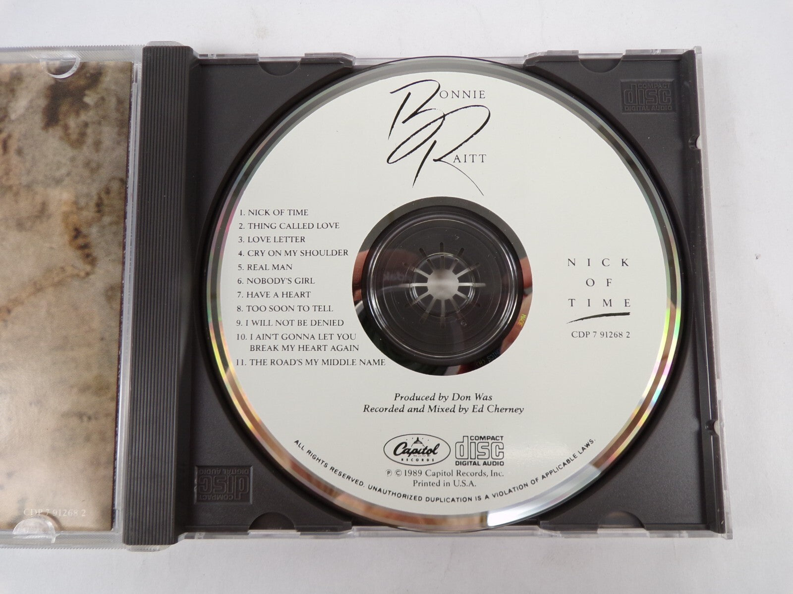 Bonnie Raitt Nick Of Time CD #27