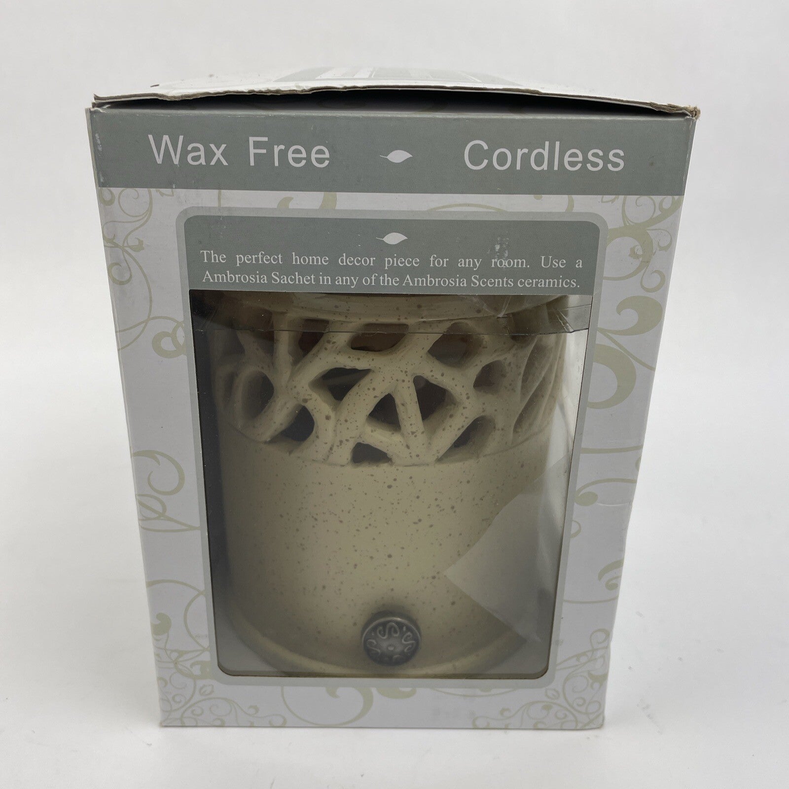 AMBROSIA SCENTS Sachet (Cinnamon Spice) Module HOLDER Aspen Design Cordless NEW