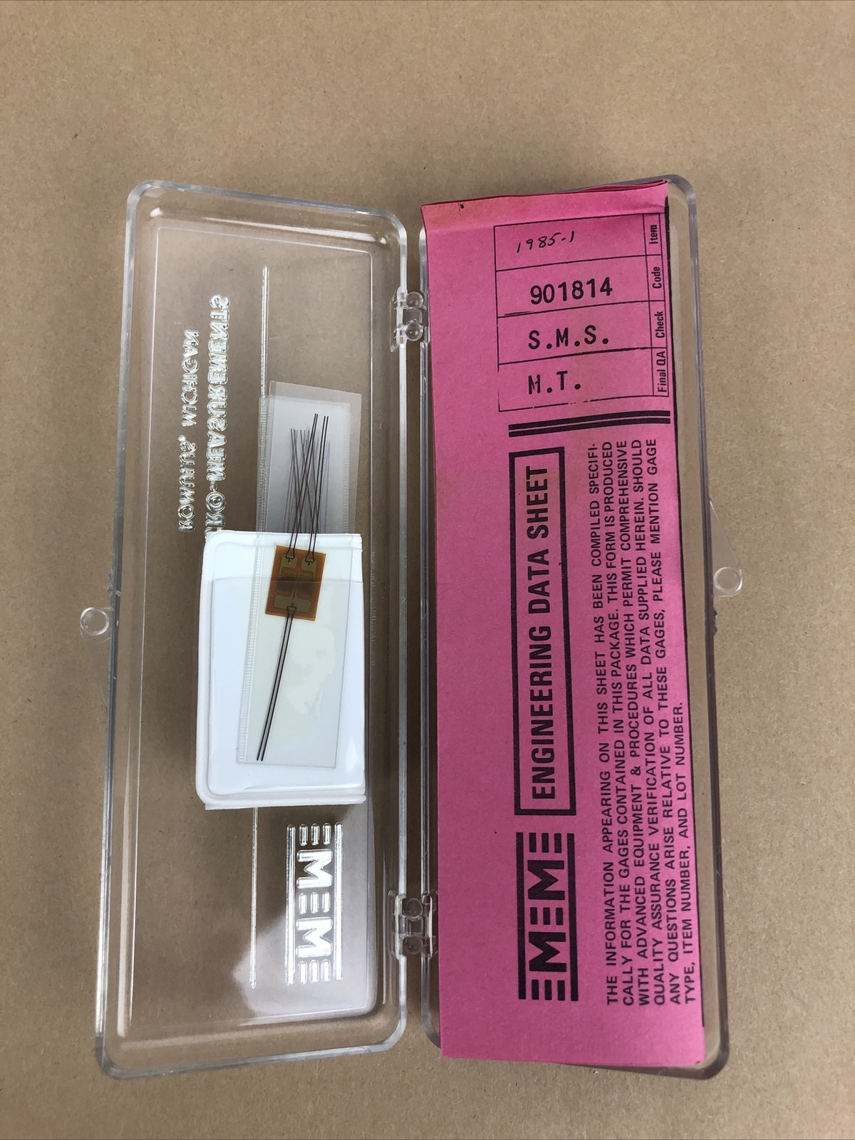 Micro Measurements Precision Strain Gage WK-06-125TW-350 - 5 pk gages NEW