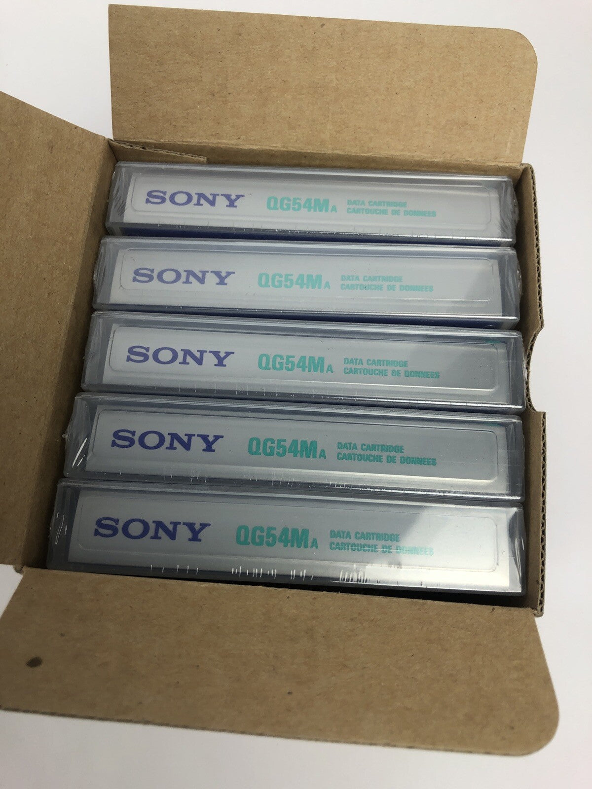 5 pack Sony 8mm Computer Grade Data Cartridges 8mm 54M QG54M A Japan - FSTSHP