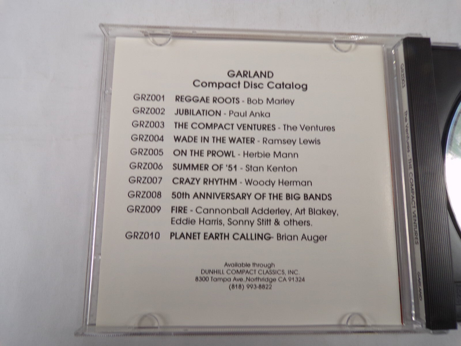 The Compact Ventures Comin' Home Goldfinger Surfin' & Spyin' Penetration CD#56