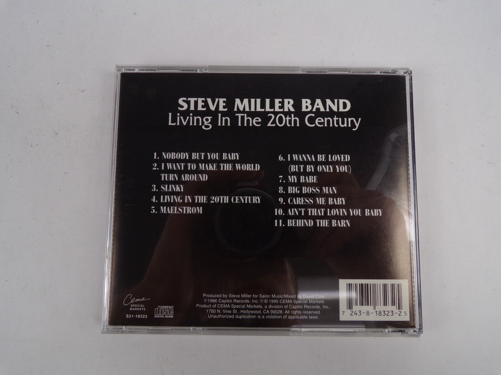 Steve Miller Band Living In The 20th Century Nobody But You Baby Slinky CD#39