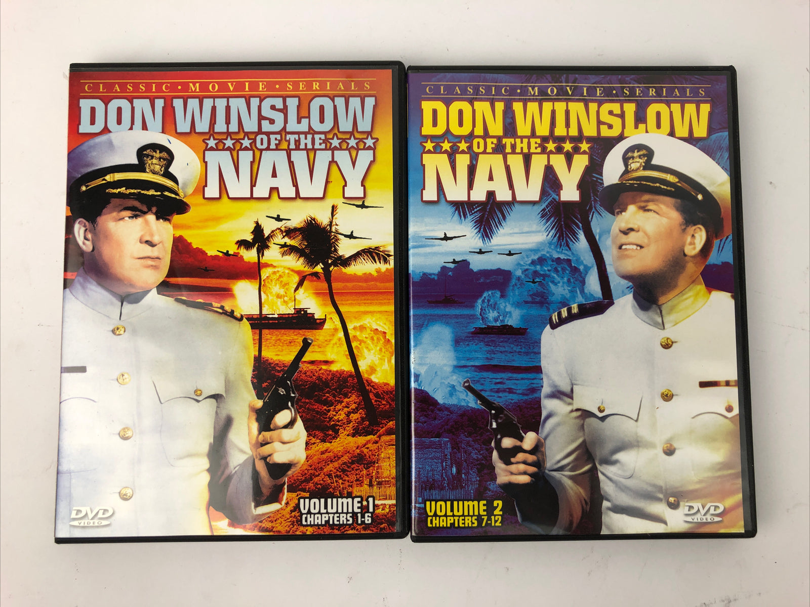 Don Winslow of the Navy 1 & 2 (Chapters 1-12) 2 x DVD Ray Taylor (DIR) 1943