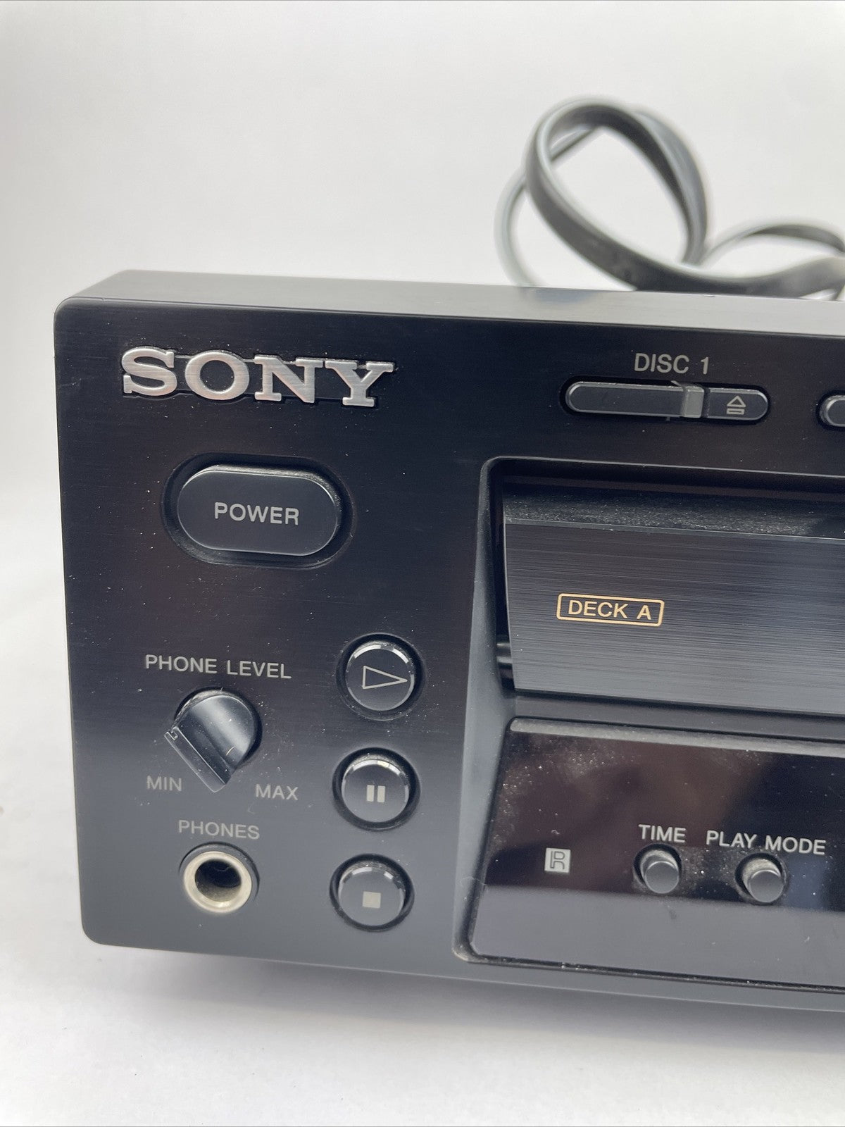 Sony RCDW500C 5 CD Changer Recorder Powers On Deck A Not Ejecting Deck B Ejects