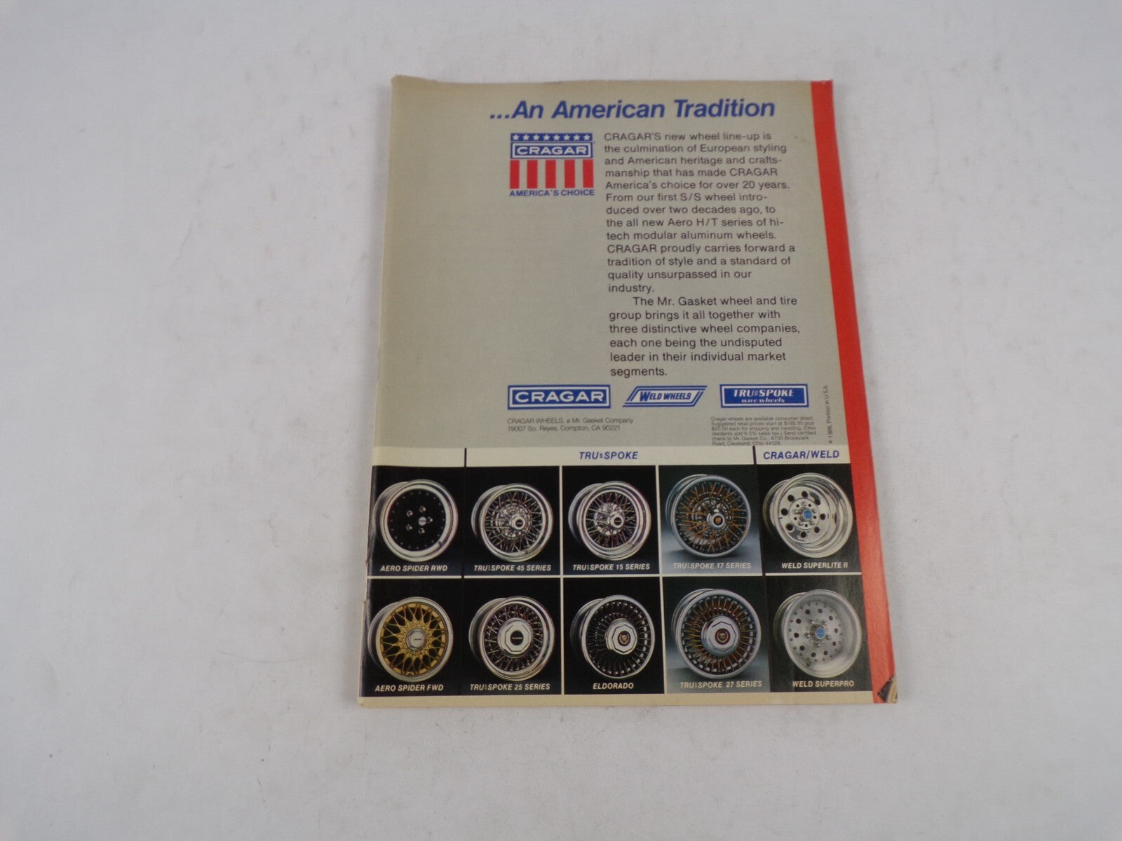 September 1985 Car Craft An American Tradition Cragar's New Wheel Line-Up Is