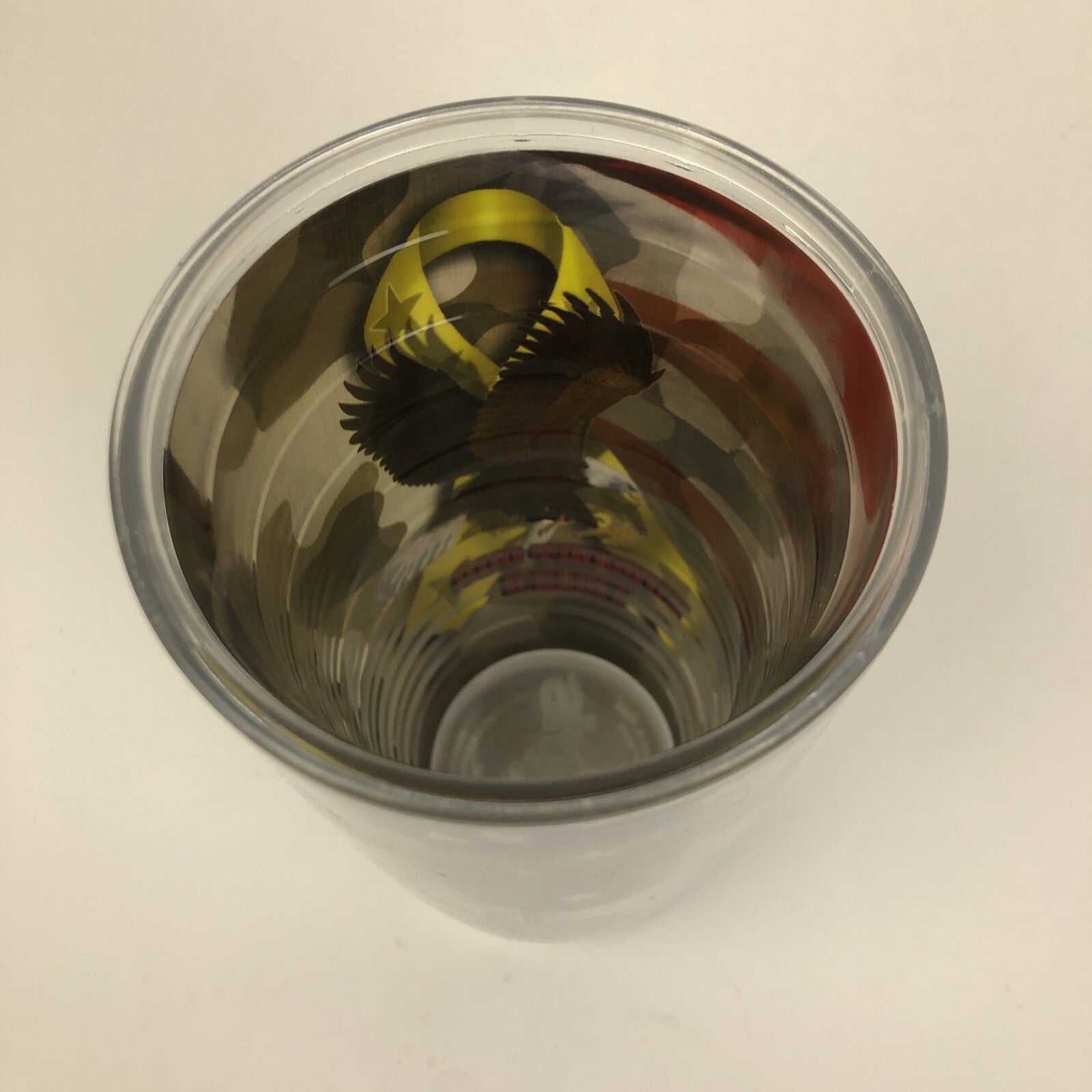 Tervis 24 Oz Tumbler Support Our Troops Guy Harvey Eagle America Flag Ribbon