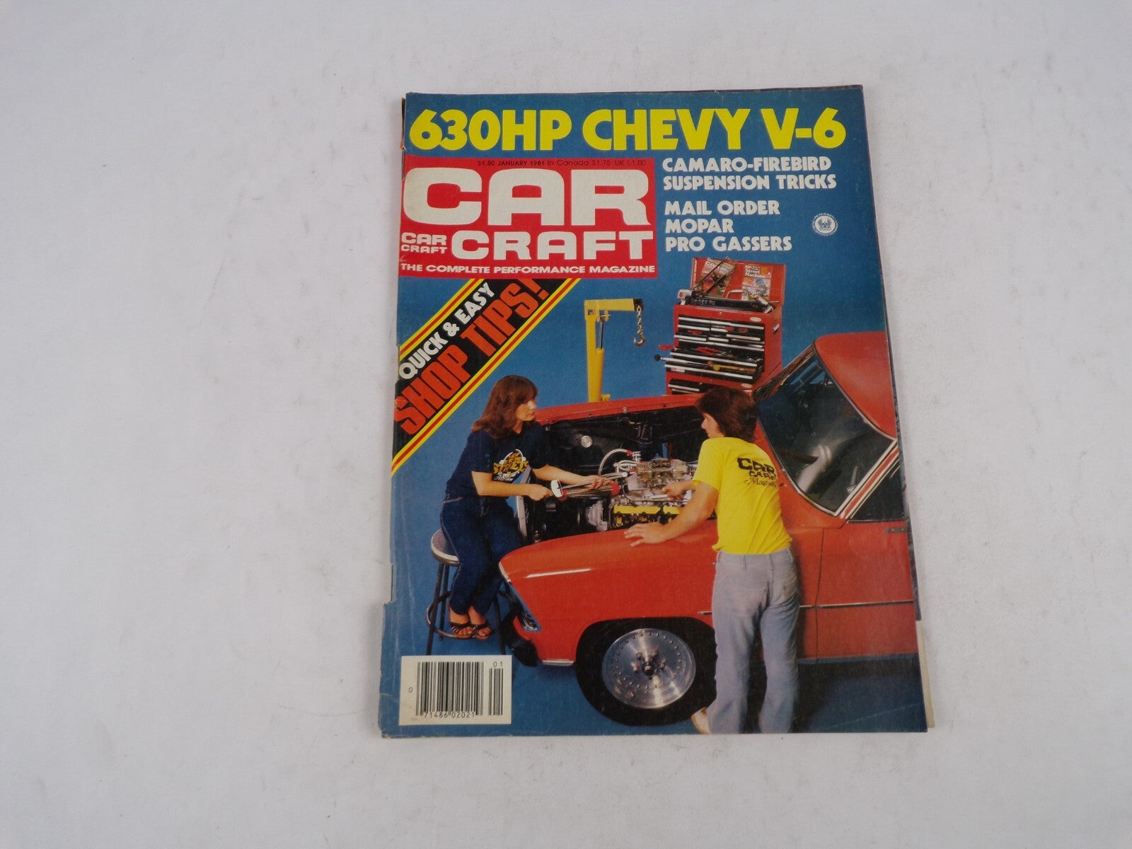 January 1981 Car Craft Quick & Easy Shop Tips! 630HP Chevy V-6 Camaro-Firebird