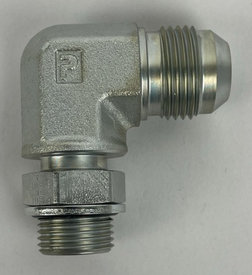 OEM PARKER 16-10C50X-S NEW 90 ELBOW MALE 1" JIC 37 FLARE X 5/8" MALE ADJ ORB SS