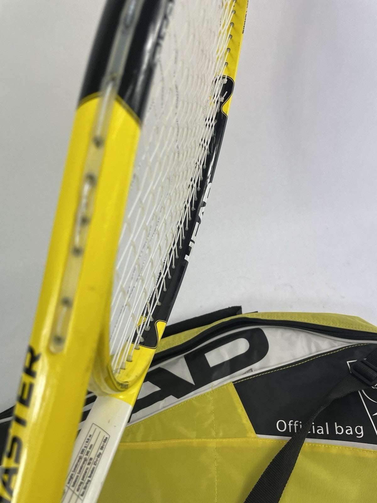 Head Titanium ATP Master yellow 27 inch tennis racquet with 4 1/2 grip 280 grams