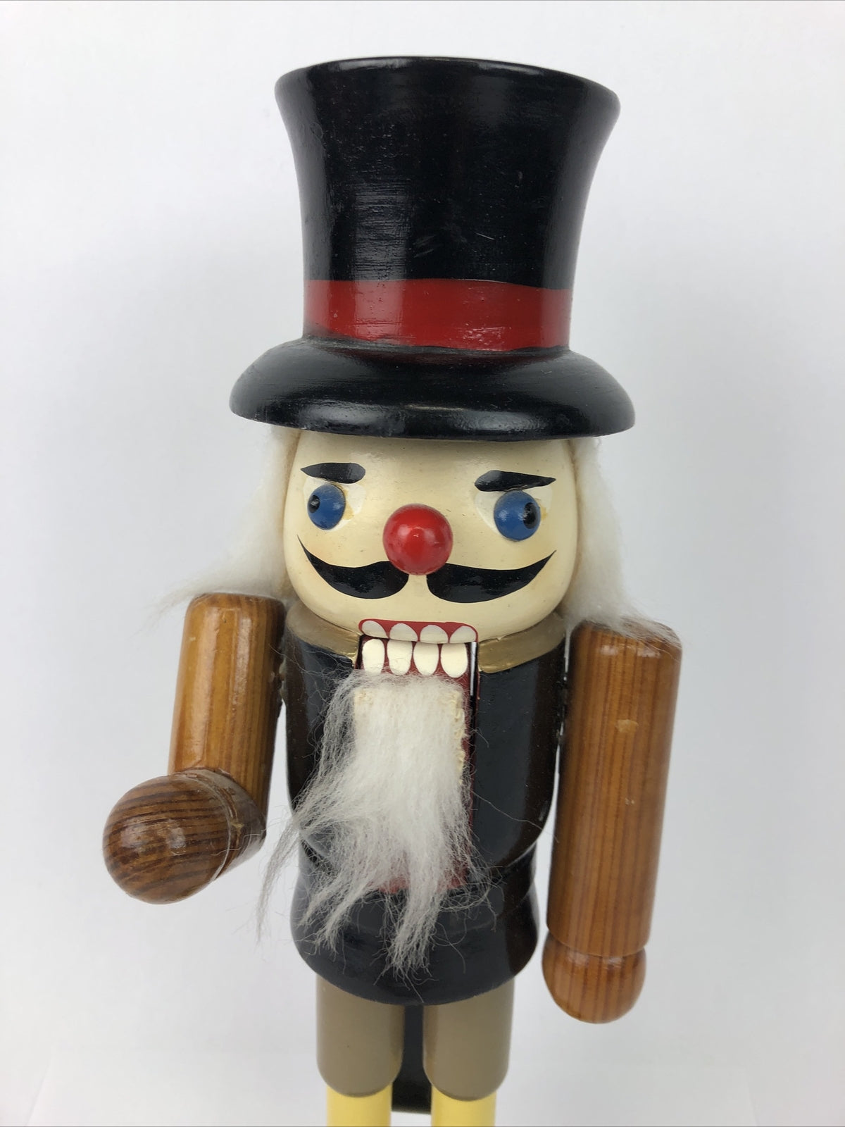 11" Wooden Nutcracker Soldier Drum Figures Model Doll Christmas Ornament Gift
