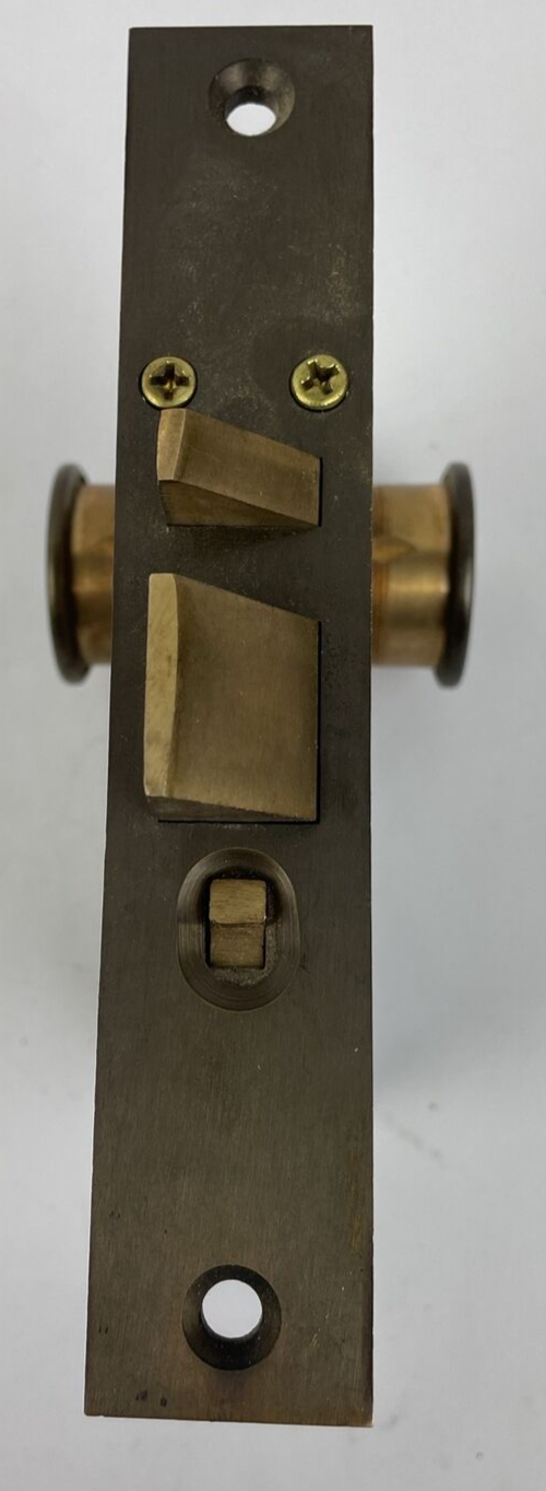 CORBIN 1348 1/2 PUSH BUTTON ENTRY MORTISE LOCK w CYLINDER KEYS LOOK