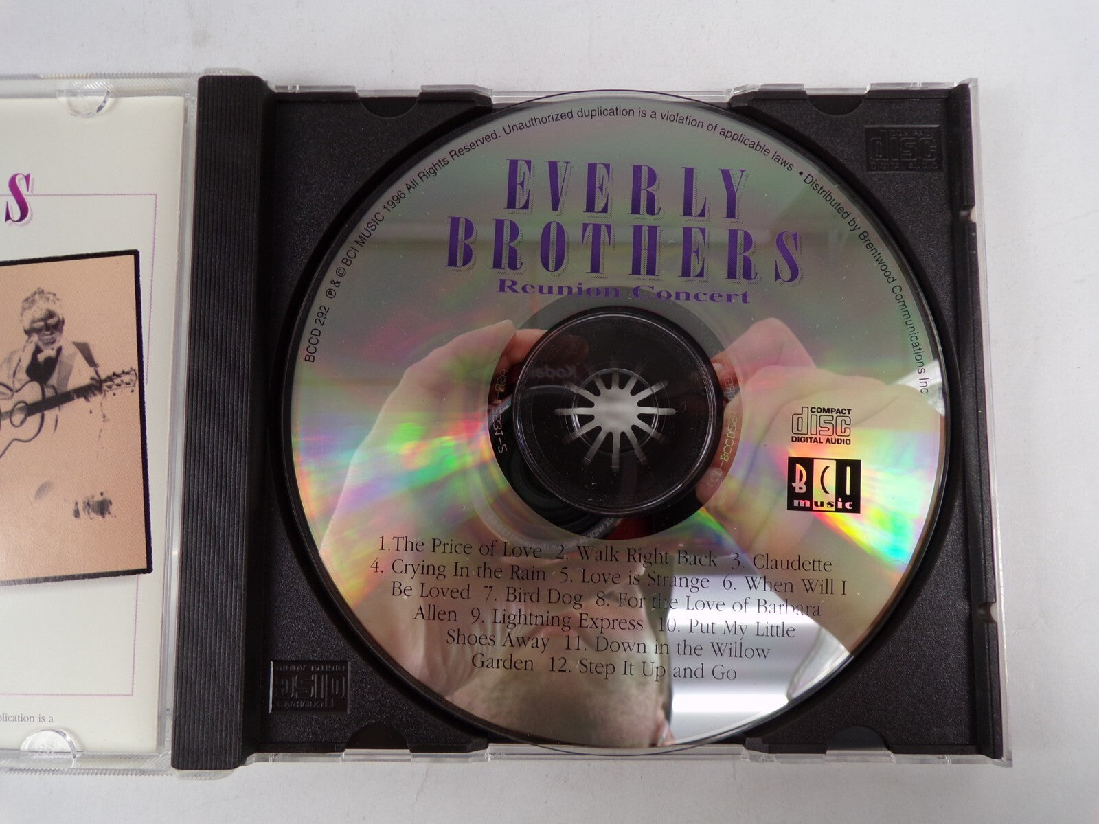 Everly Brothers Reunion Concert CD #31