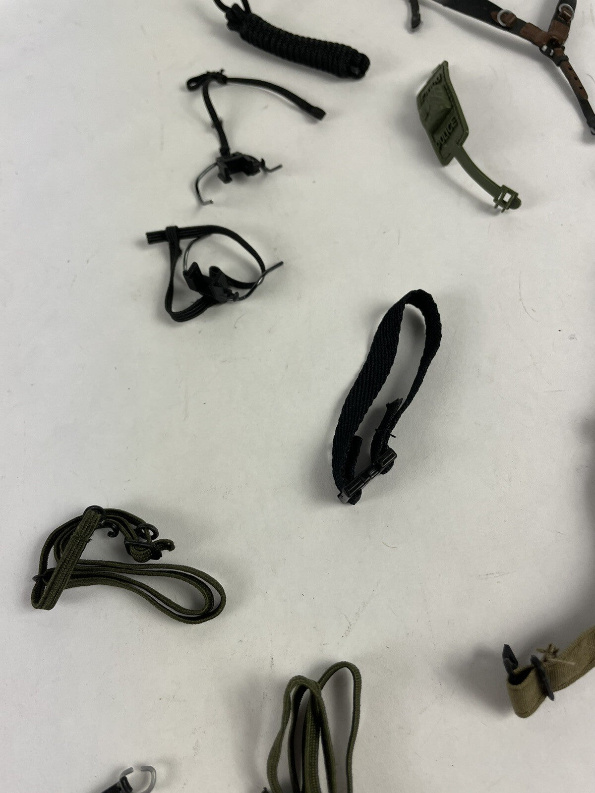 LOT OF 17 VTG 90s GI Joe Belt accessory harness ammo pouch suspender 12" Figures