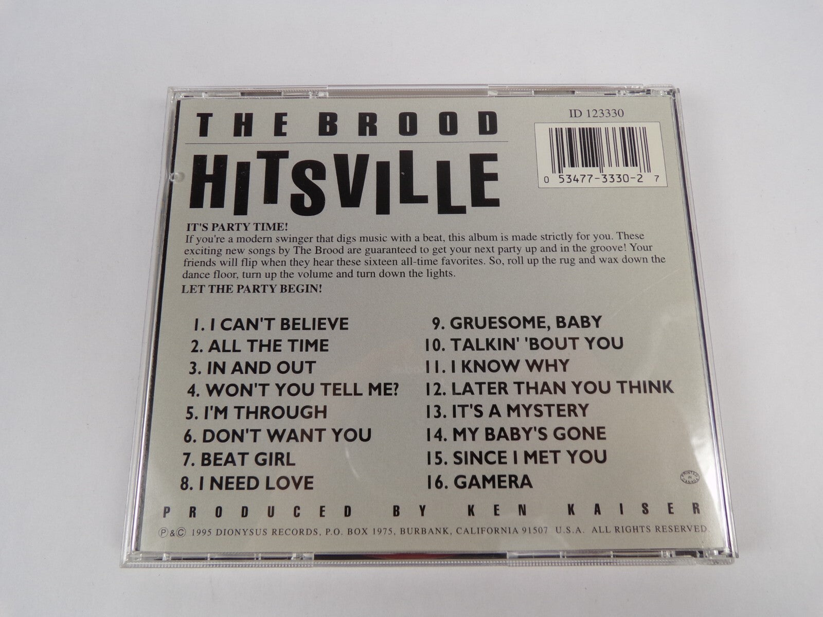 The Brand Hitsville CD #13