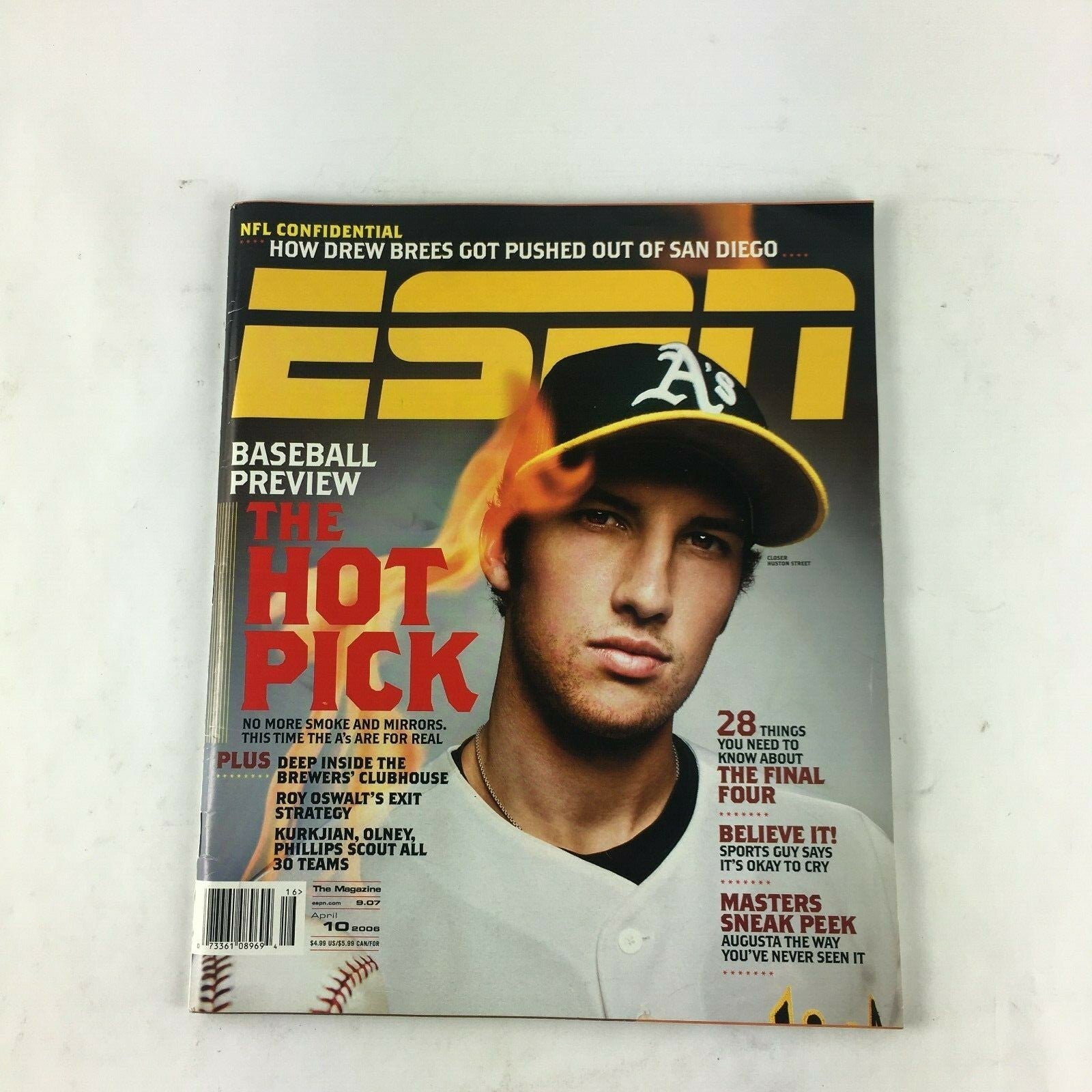 April 2006 ESPN Magazine Baseball Preview The Hot Pick Masters Sneak Peek