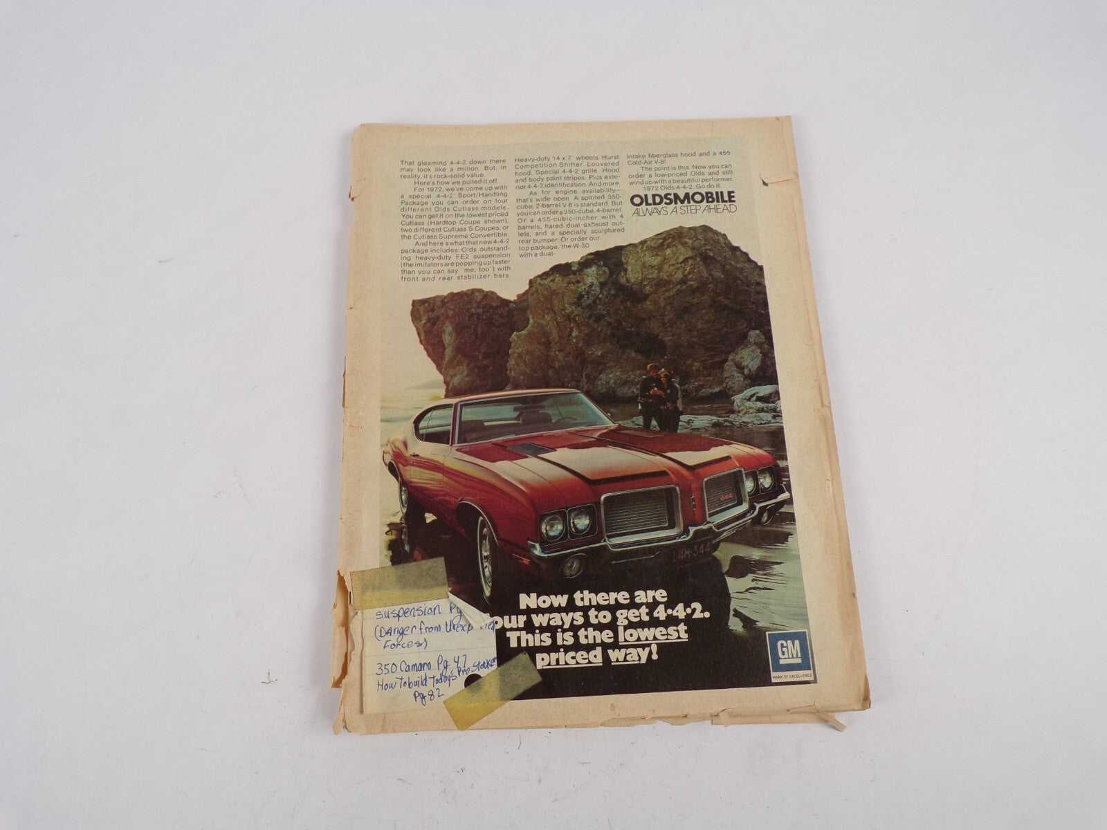 April 1986 OldsMobile Always A Step Ahead Now There Are Our Ways To Get This Is