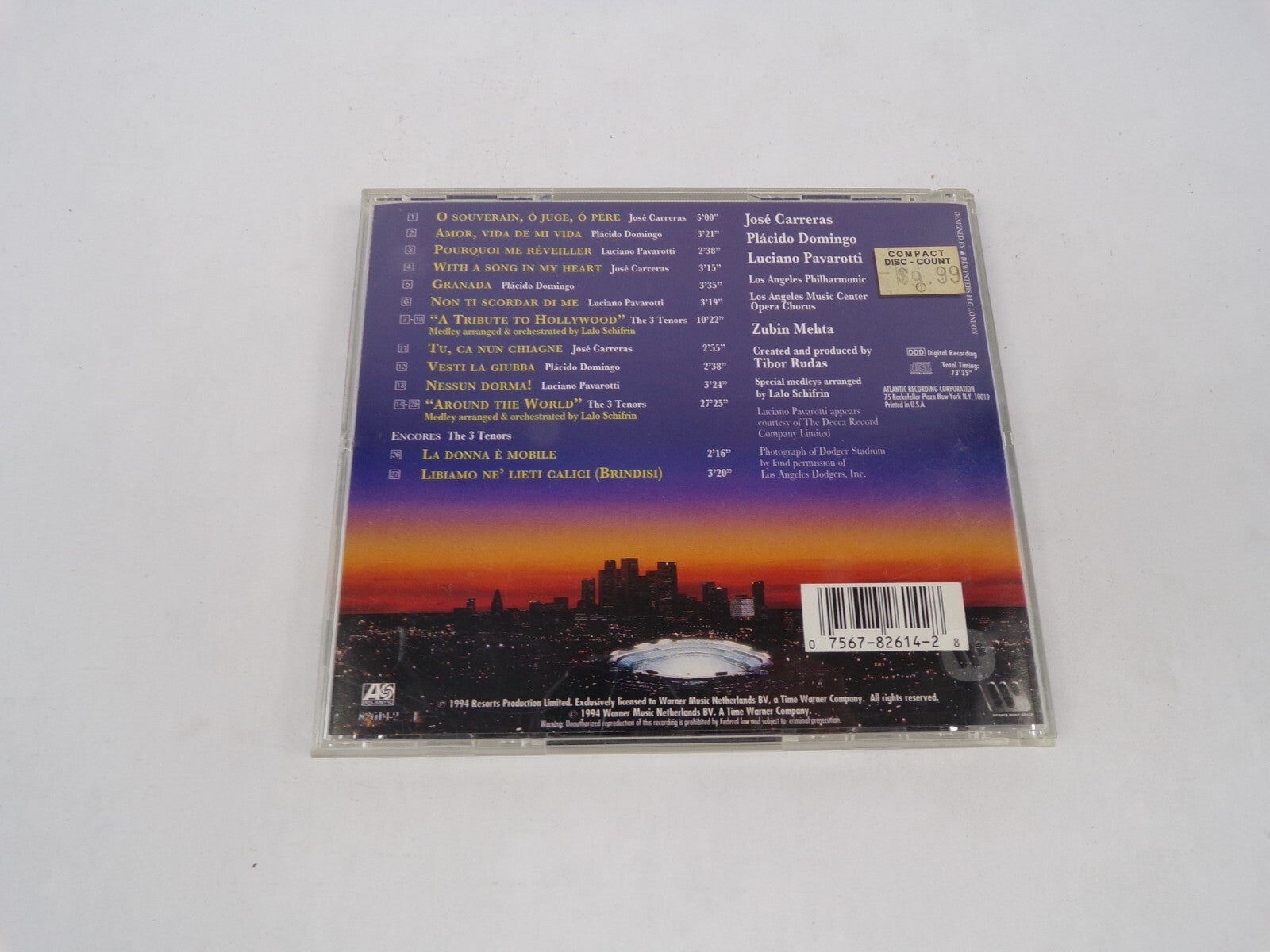 The Tenors Granada Non Ti Scordar Di me Vesti La Giubba Around The World CD#63