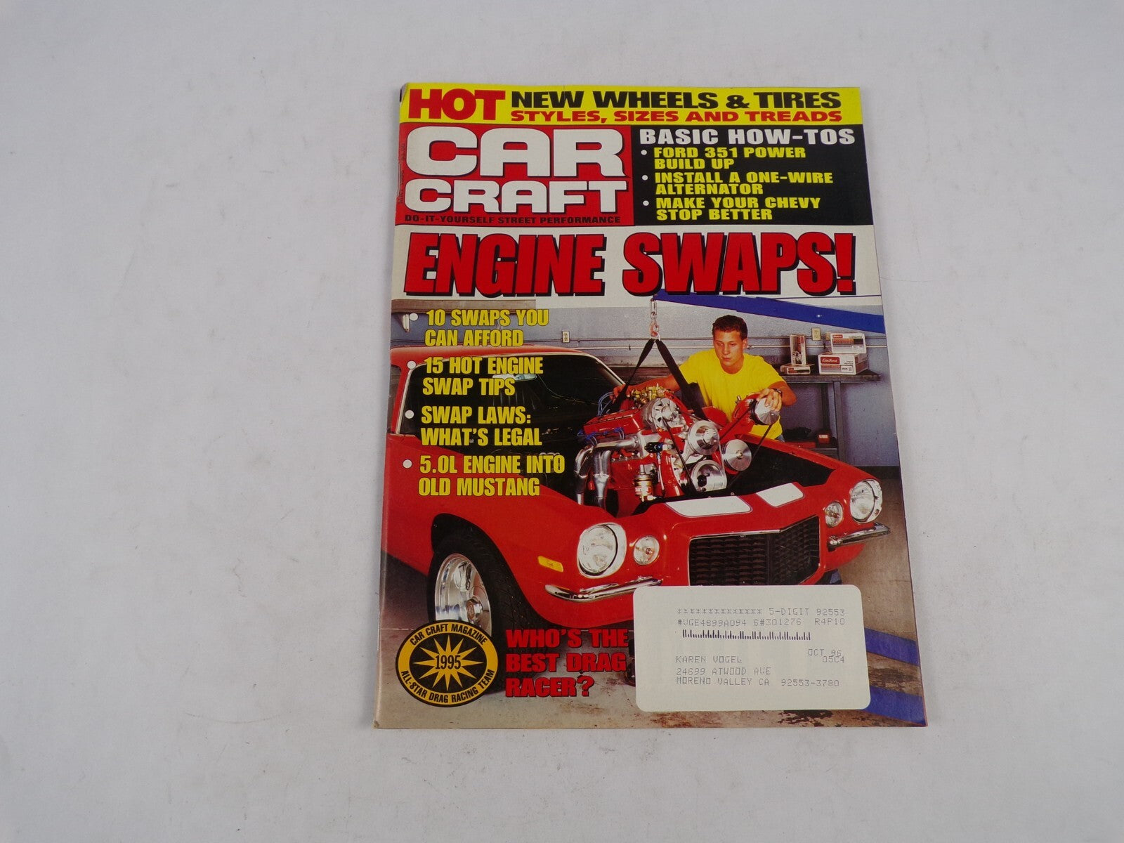 October 1996 Car Craft Engine Swaps! Make Your Chevy Stop Better