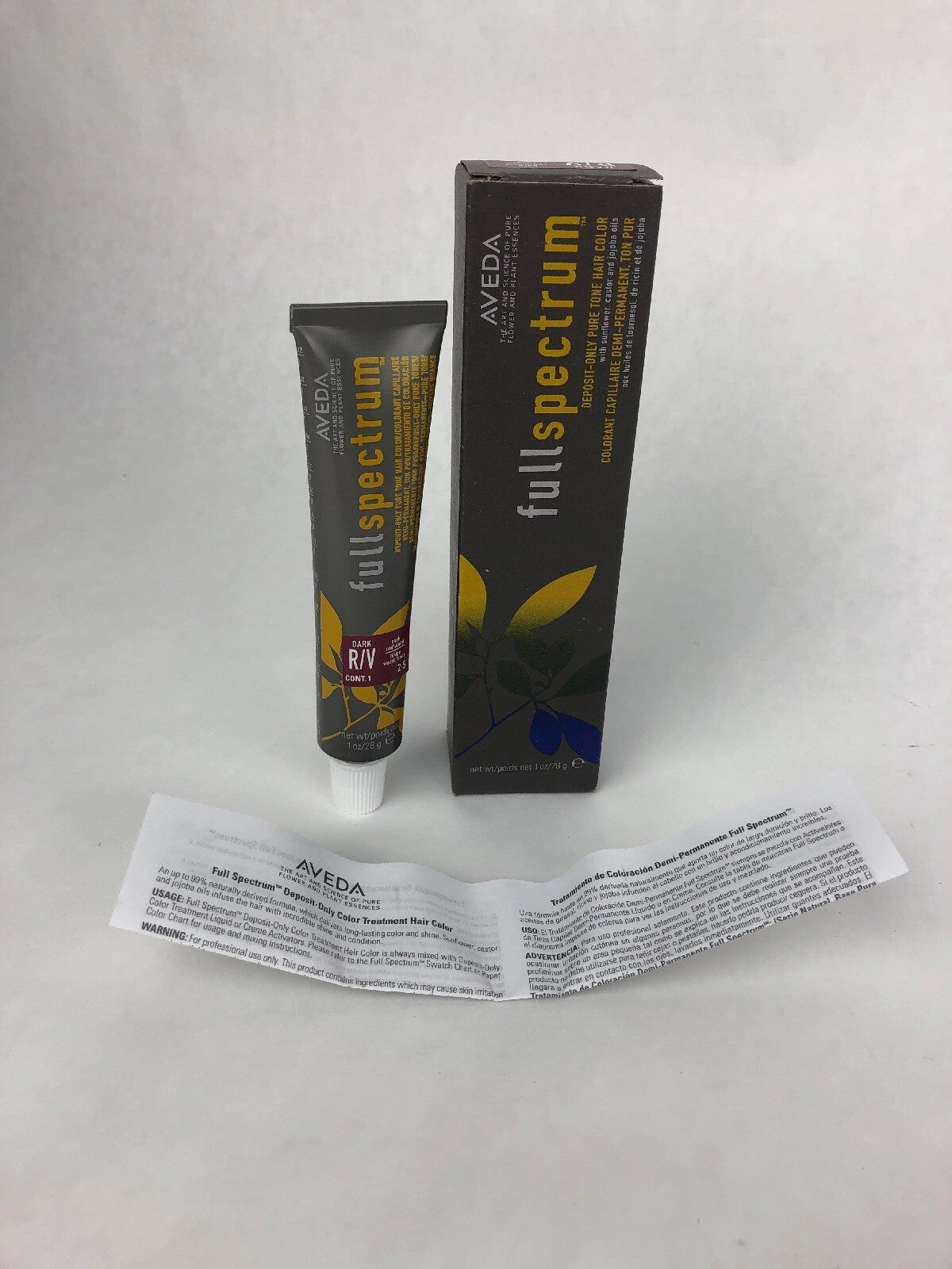 AVEDA Demi-Permanent dark R/V Deposit only pure tone/toner Full Spectrum Hair Co