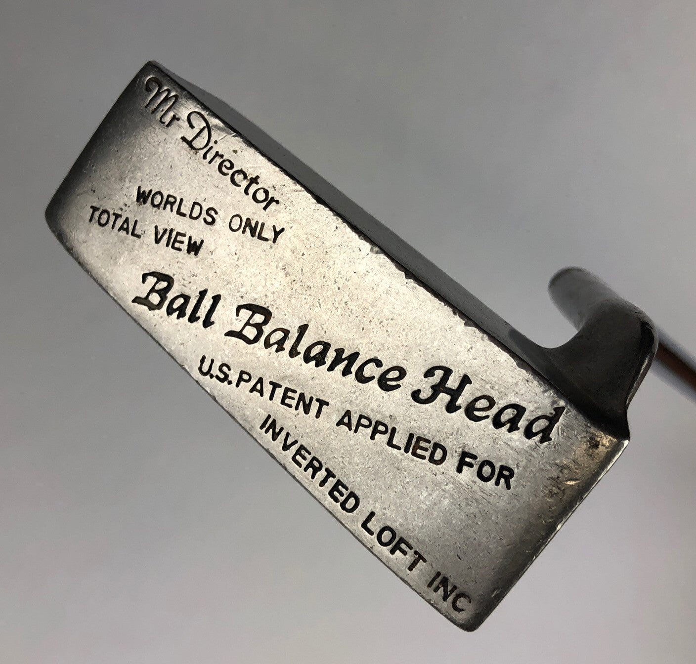 MR. DIRECTOR GOLF Inverted Ball Balance Head Putter Right Handed - Lamkin Grip