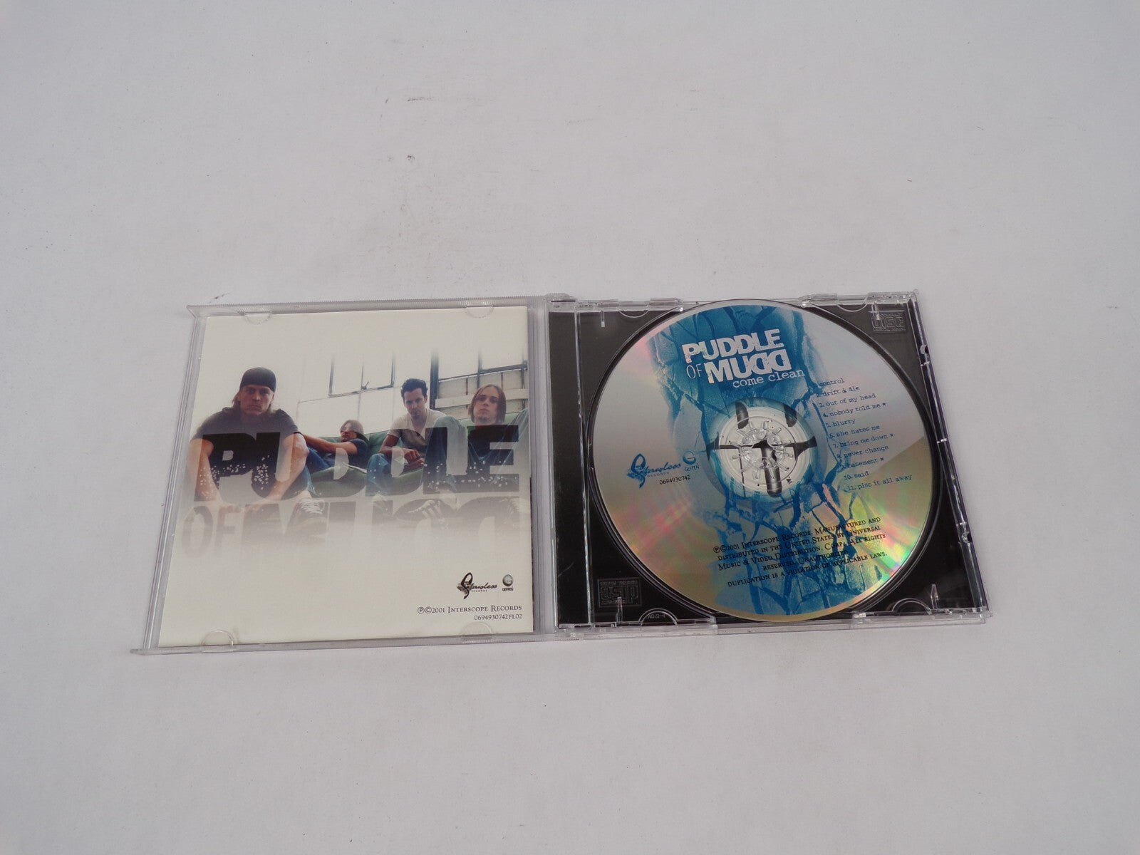 Puddle Of Mudd Come Clean Control Drift & Die Out Of My Head Nobody Told MeCD#69